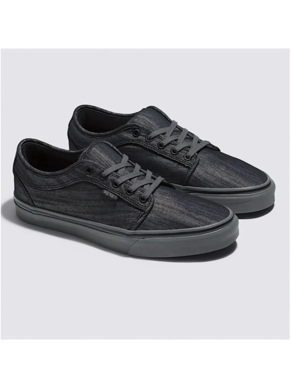 Vans Skate Chukka Low Shoe Black/ Grey Women 9.0 US Mens 7.5 US